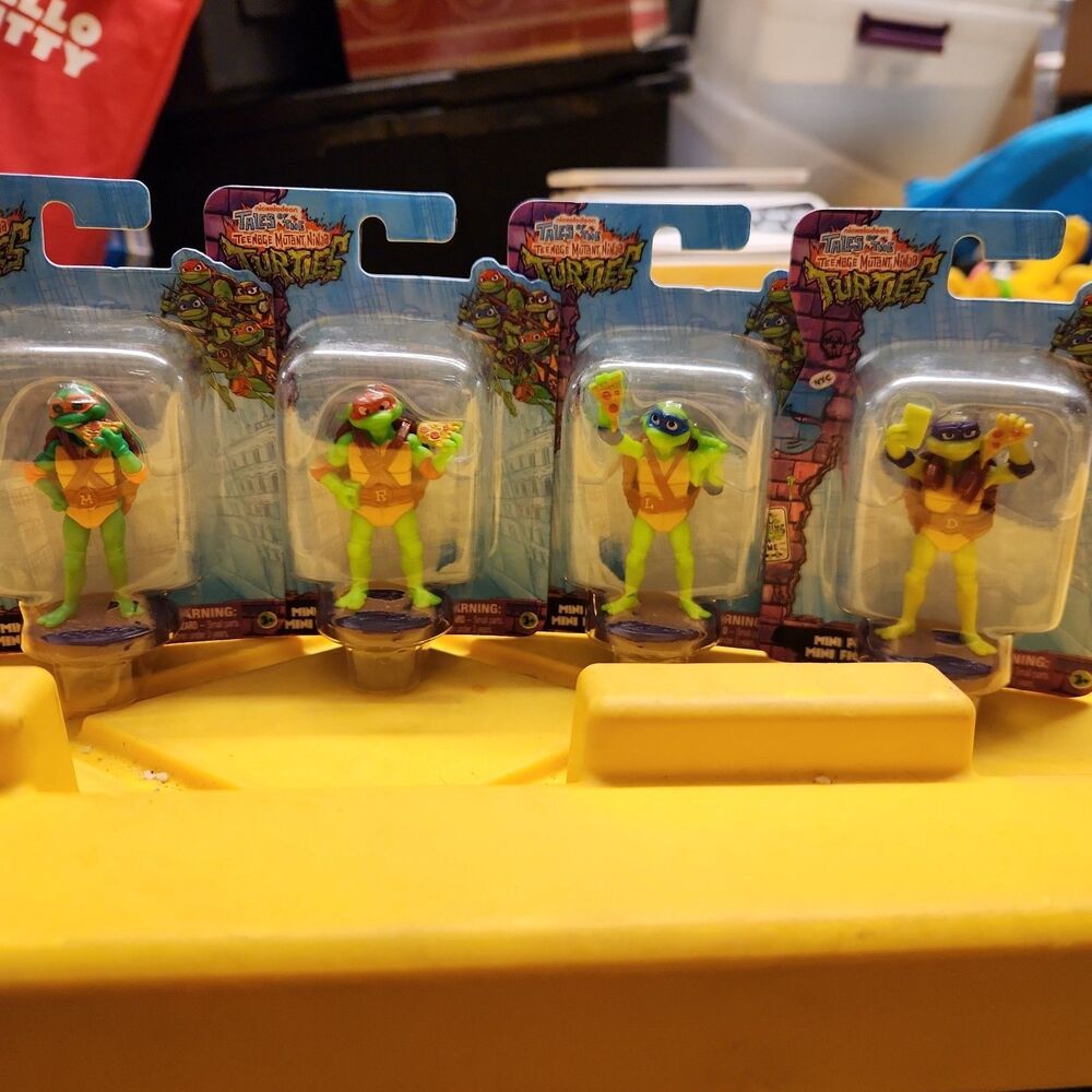 Tales of the Teenage Mutant Ninja Turtles Mini Figures Full Set!